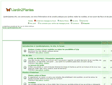 Tablet Screenshot of forum.1jardin2plantes.info